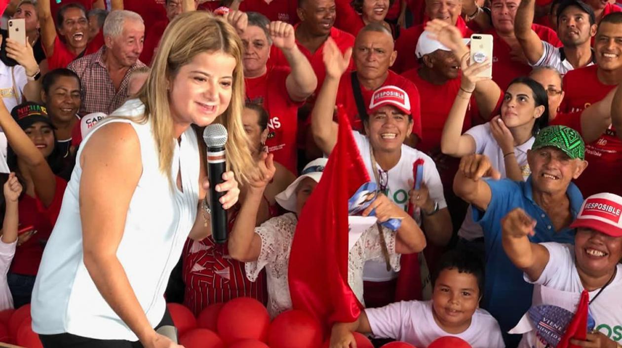 Elsa Noguera De la Espriella, candidata a la Gobernación del Atlántico