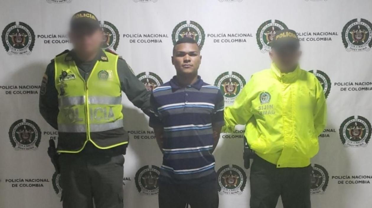 Enobis José Porras Marín, capturado.