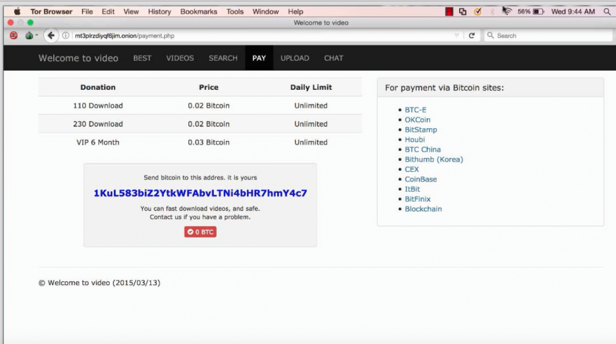 El sitio web contaba con más de un millón de descargas de ese tipo de grabaciones por parte de internautas.
