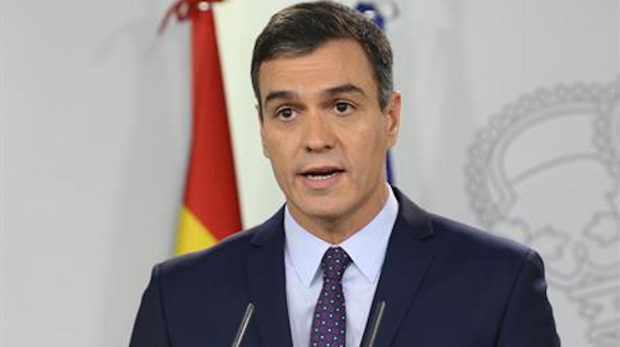 El socialista Pedro Sánchez, presidente del Gobierno español.