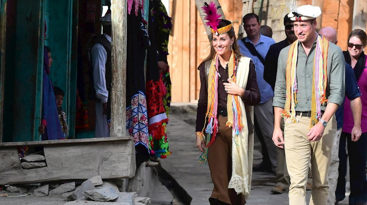 Kate Middleton y el príncipe William, duques de Cambridge.