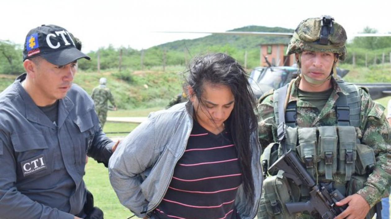  Liliana María Carvajal Pérez, alias ‘La Negra', presunta integrante del ELN.