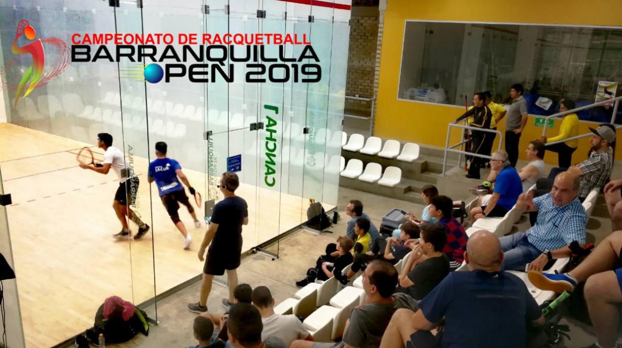 El Barranquilla Open de Raquetbol se desarrolla en el complejo Set Cubillos. 