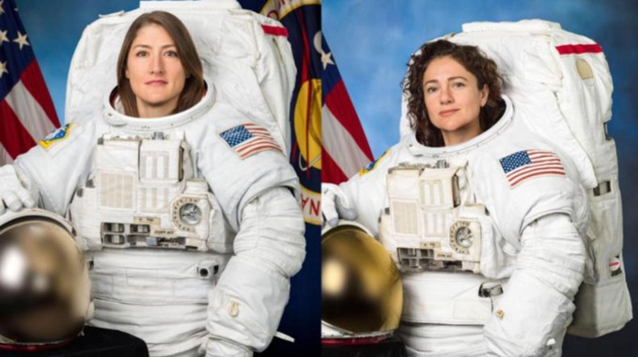 Jessica Meir y Christina Koch.