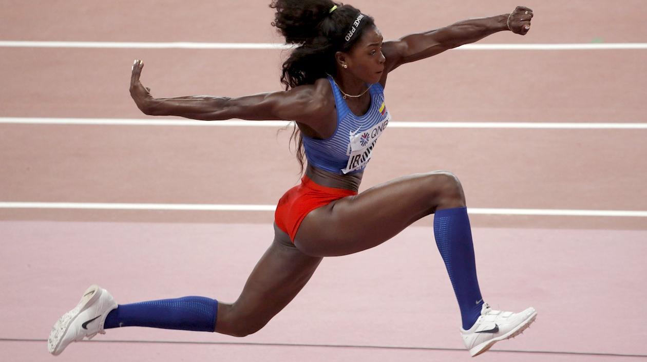 La colombiana Caterine Ibargüen.