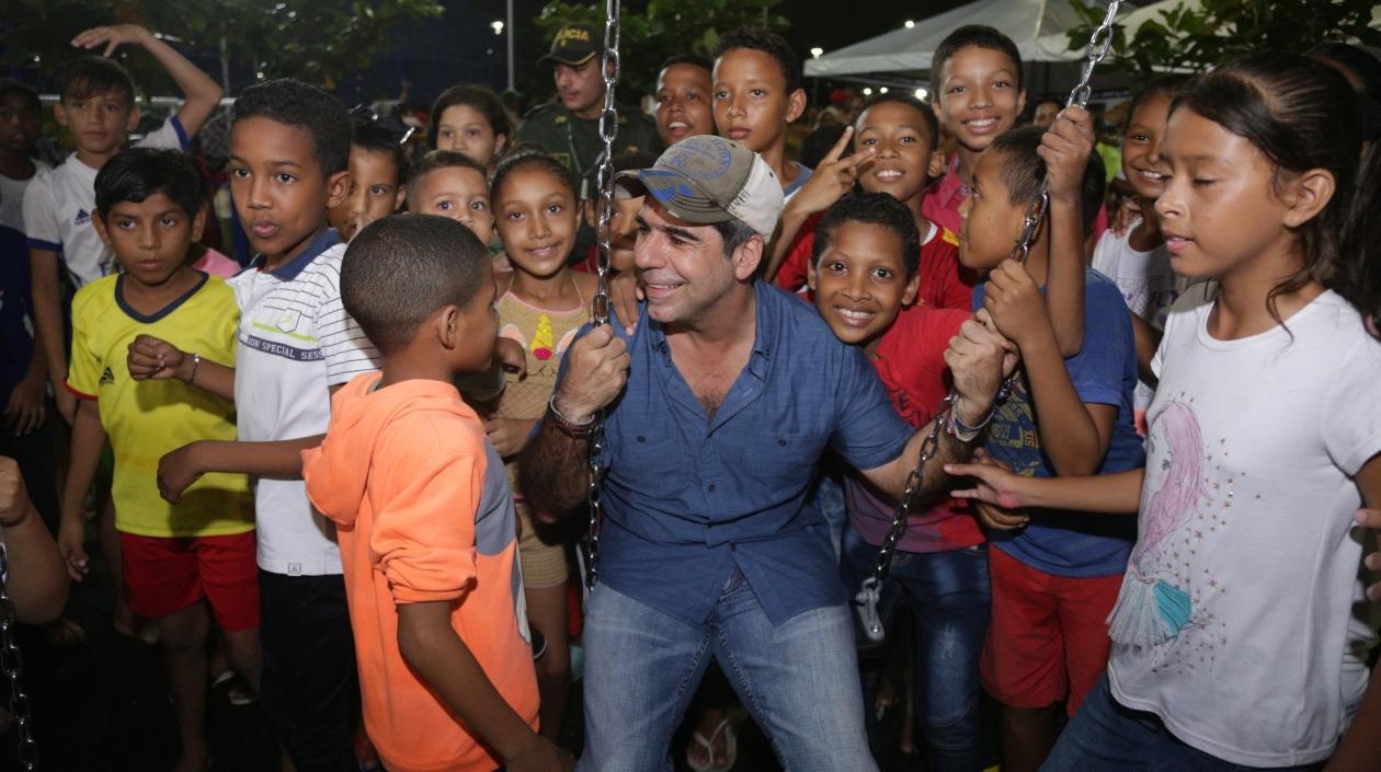 El Alcalde de Barranquilla, Alejandro Char.