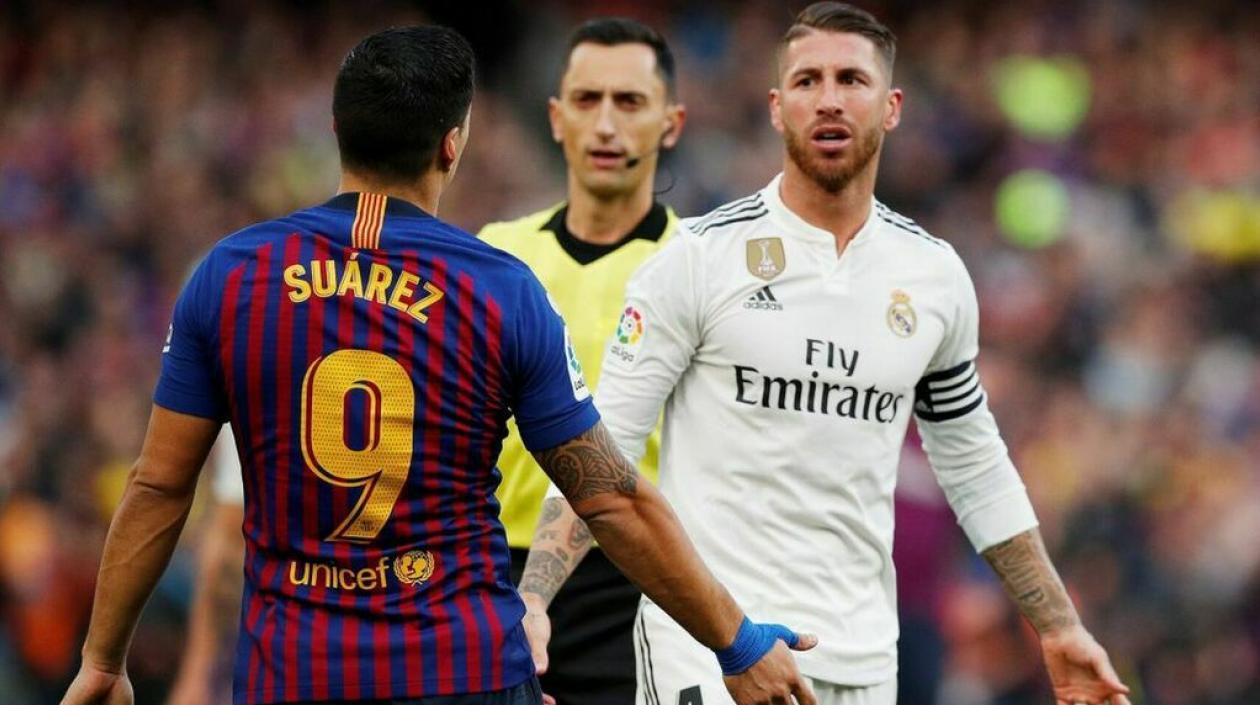 Luis Suárez y Sergio Ramos.