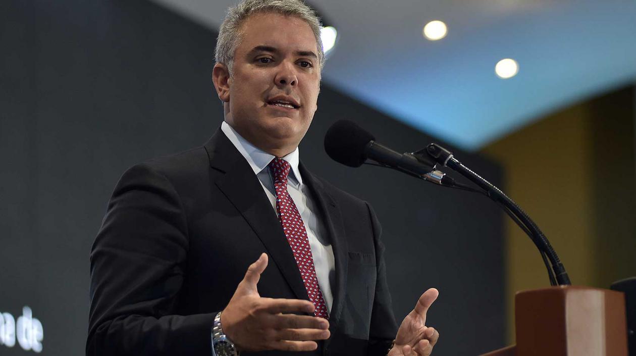 Iván Duque, presidente de Colombia.