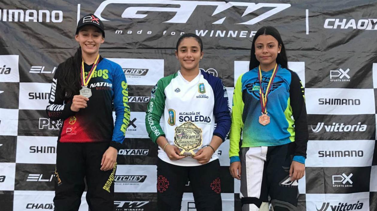 Sharid Fayad, corredora del Atlántico, se llevó el título nacional. 