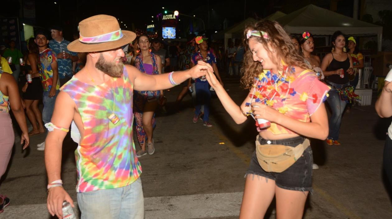 Turistas en Baila a la Calle 2019.