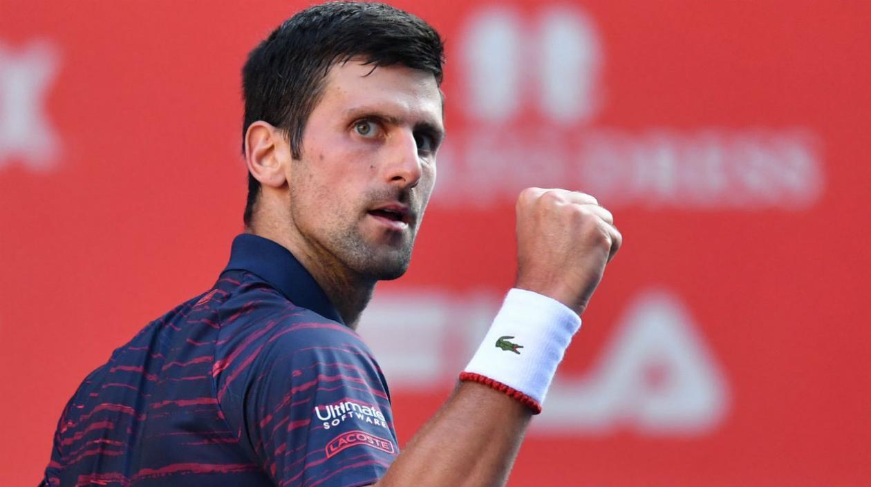 Novak Djokovic, tenista serbio. 