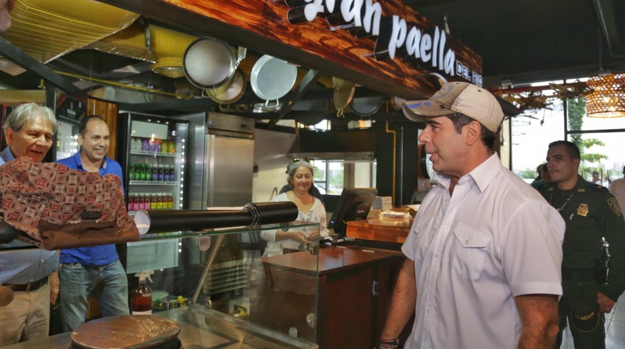 El Alcalde de Barranquilla, Alejandro Char.