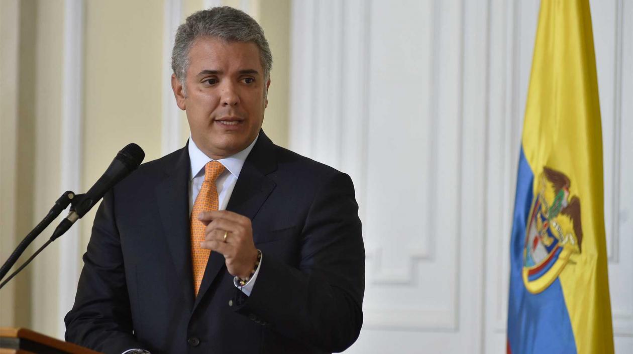 El Presidente de la República, Iván Duque.