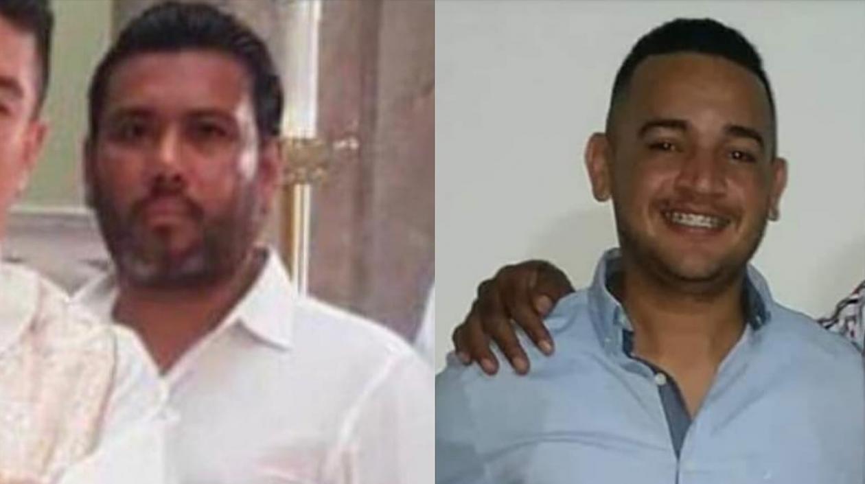 Luis Ángel Pana Andrioli, alias 'Toyo', y Hernán Urbano Guerra Vaquero, las víctimas