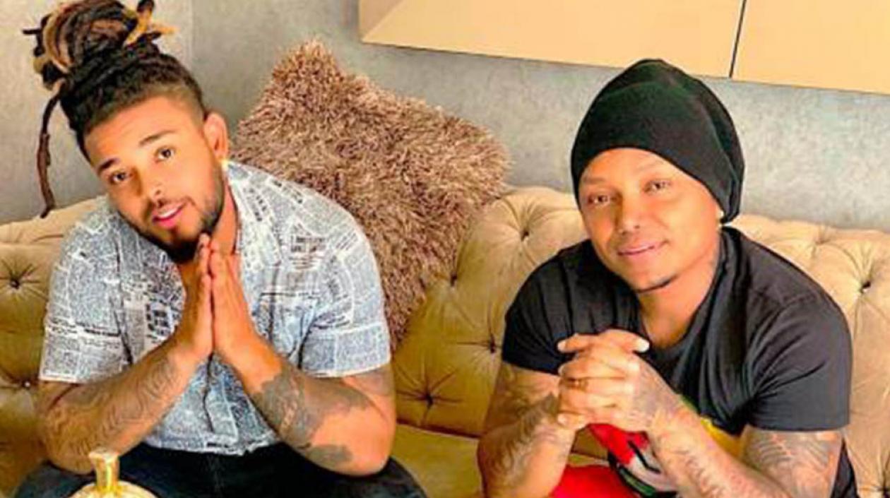Kevin Flórez y Mr Black, cantantes de champeta.