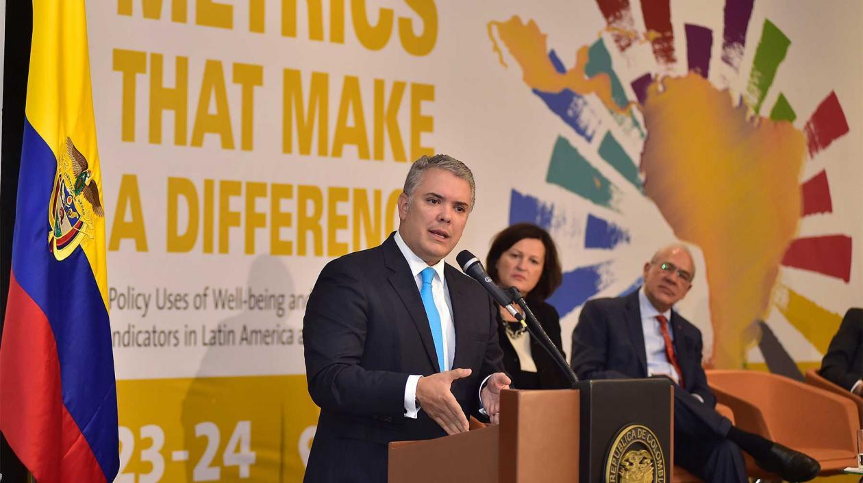 El Presidencia de la República, Iván Duque.