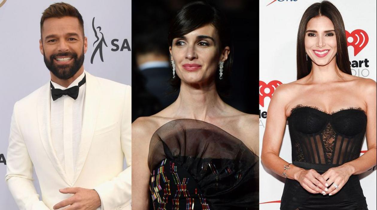 Ricky Martin, Paz Vega y Roselyn Sánchez.