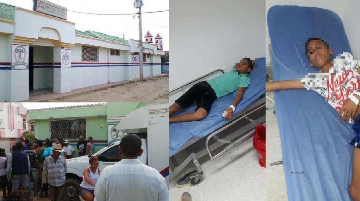 Colegio en donde ocurrieron los hechos y los niños.