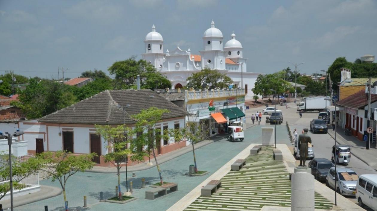 Plaza del municipio de Soledad.
