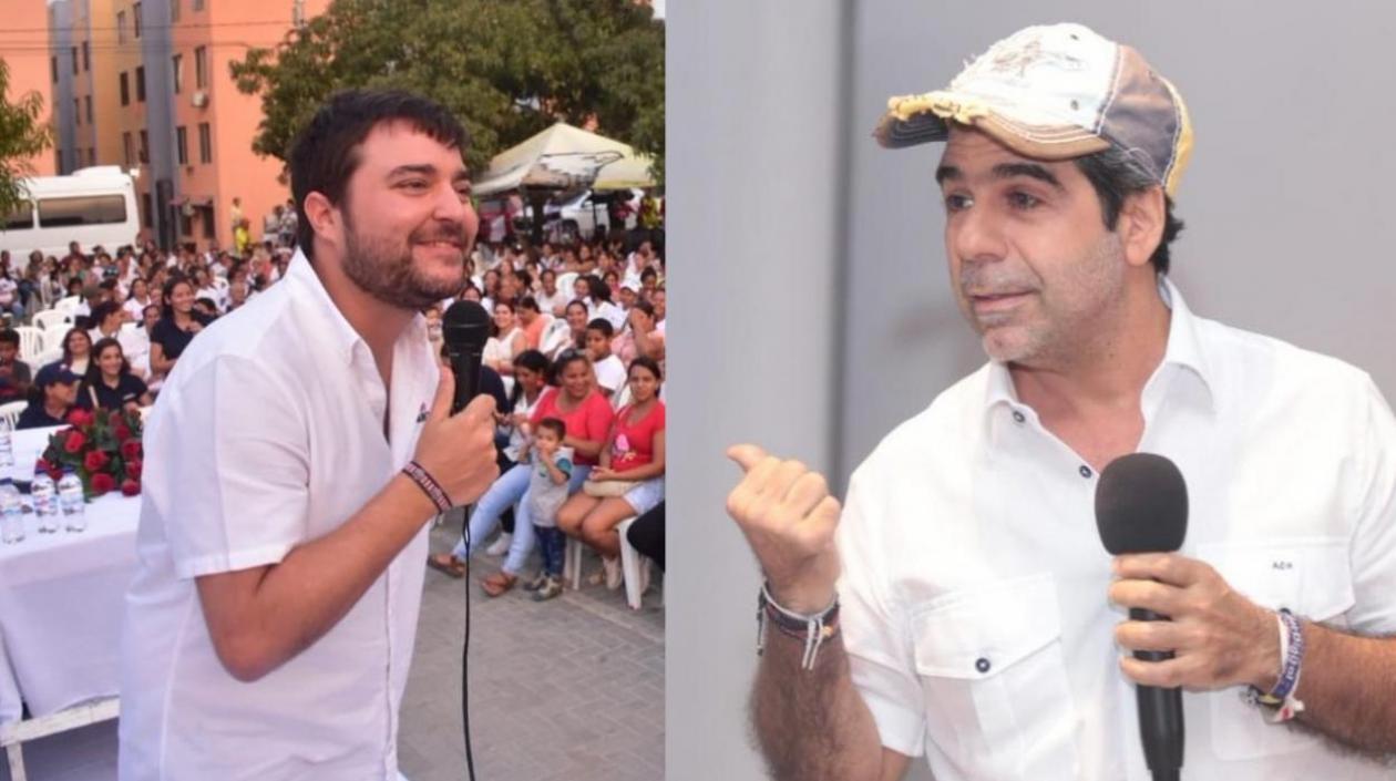 Jaime Pumarejo y Alejandro Char.