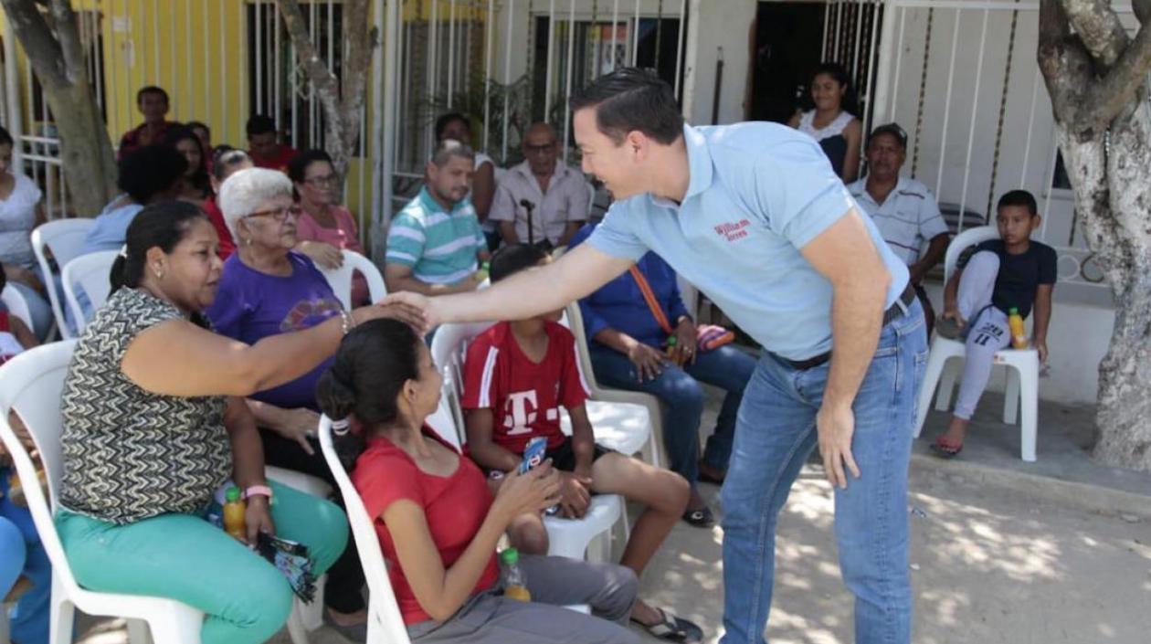 El candidato William Torres.