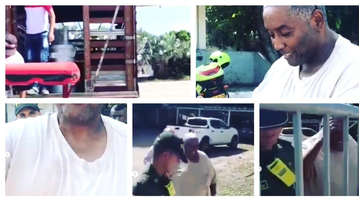 Imágenes de los hechos.