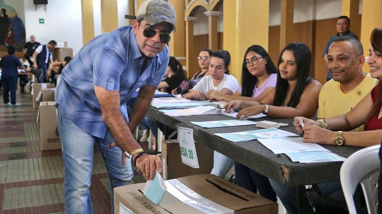 El Alcalde de Barranquilla, Alejandro Char,