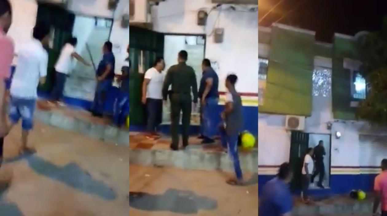 Sitio donde ocurrieron los hechos en Malambo.