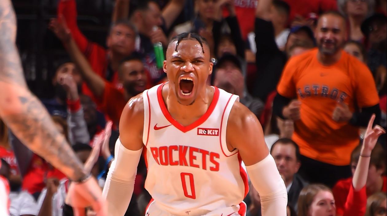 Russell Westbrook, jugador de los Rockets de Houston.