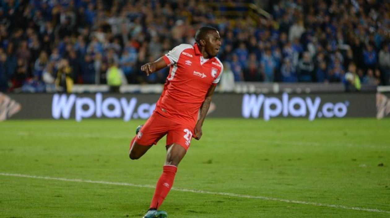 El delantero de Santa Fe, Maicol Balanta.