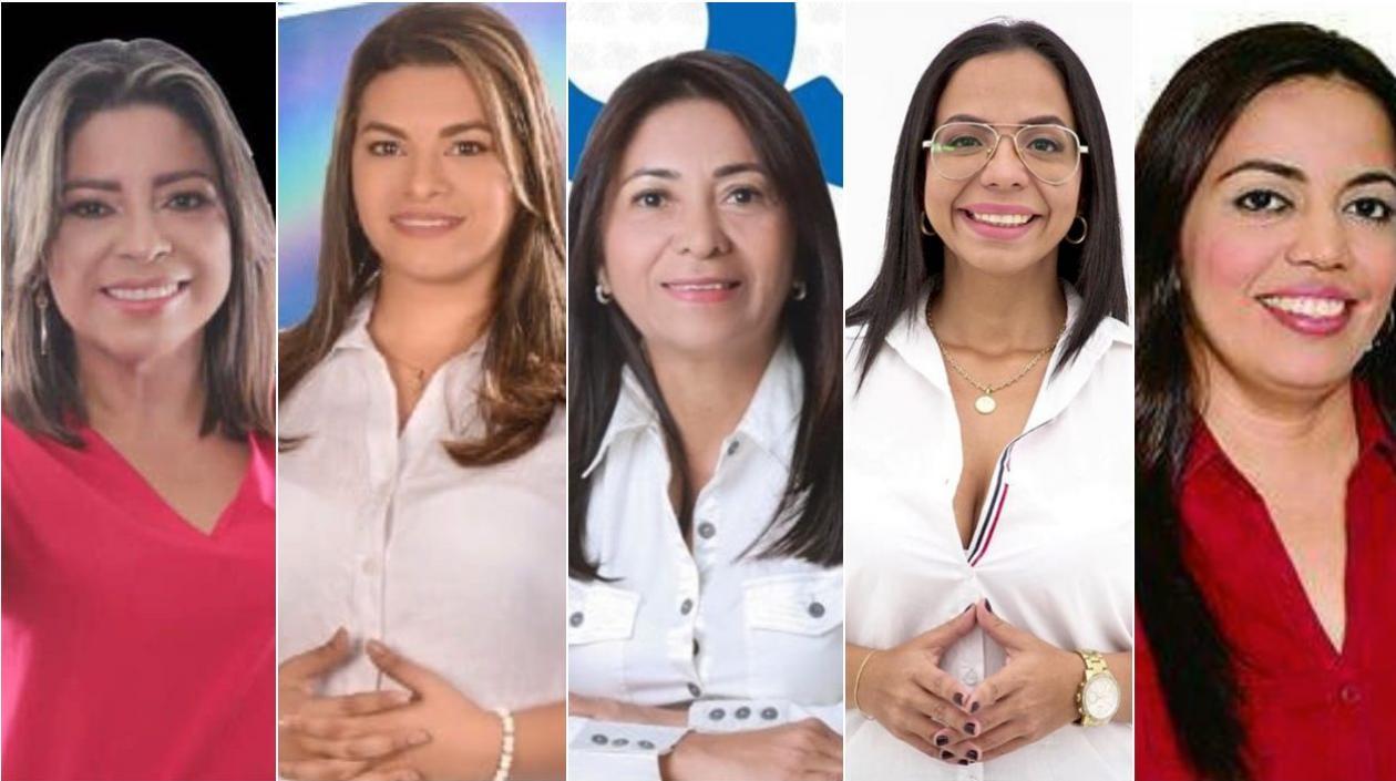 Las alcaldesas elegidas en el Departamento del Atlántico: Luruaco, Manatí, Piojó, Ponedera y Usiacurí.