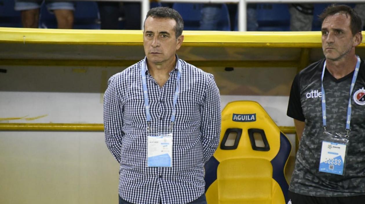 Guillermo Sanguinetti, DT del Cúcuta Deportivo.