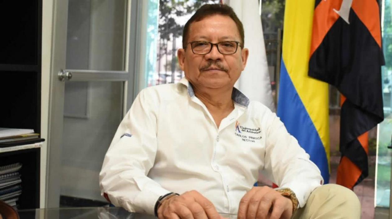 Carlos Prasca, rector de la Universidad del Atlántico.
