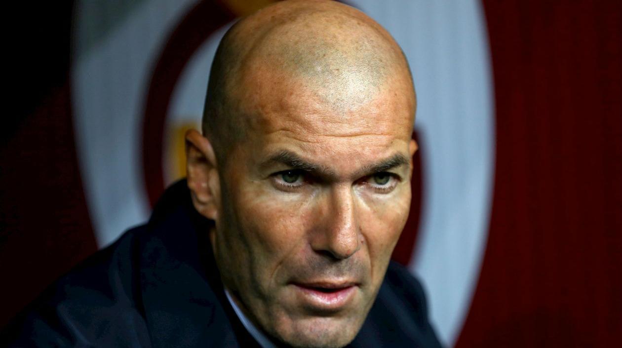 Zinedine Zidane, técnico del Real Madrid. 