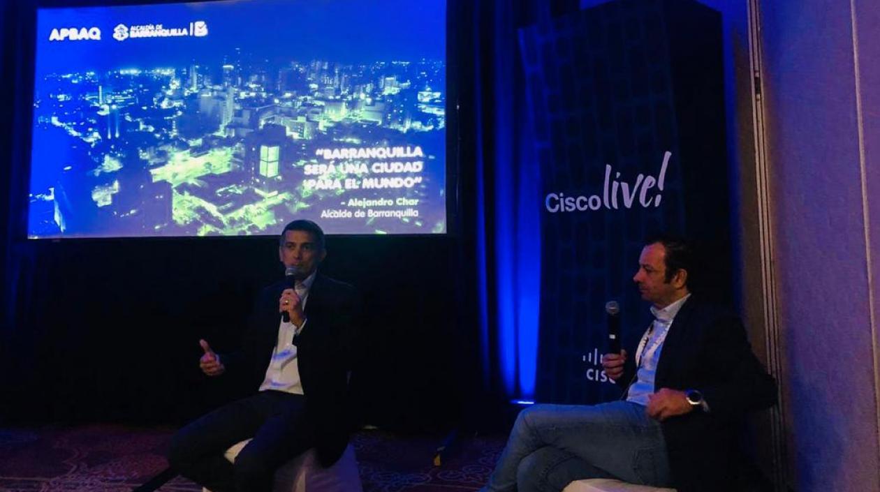 Momento de la presentación.