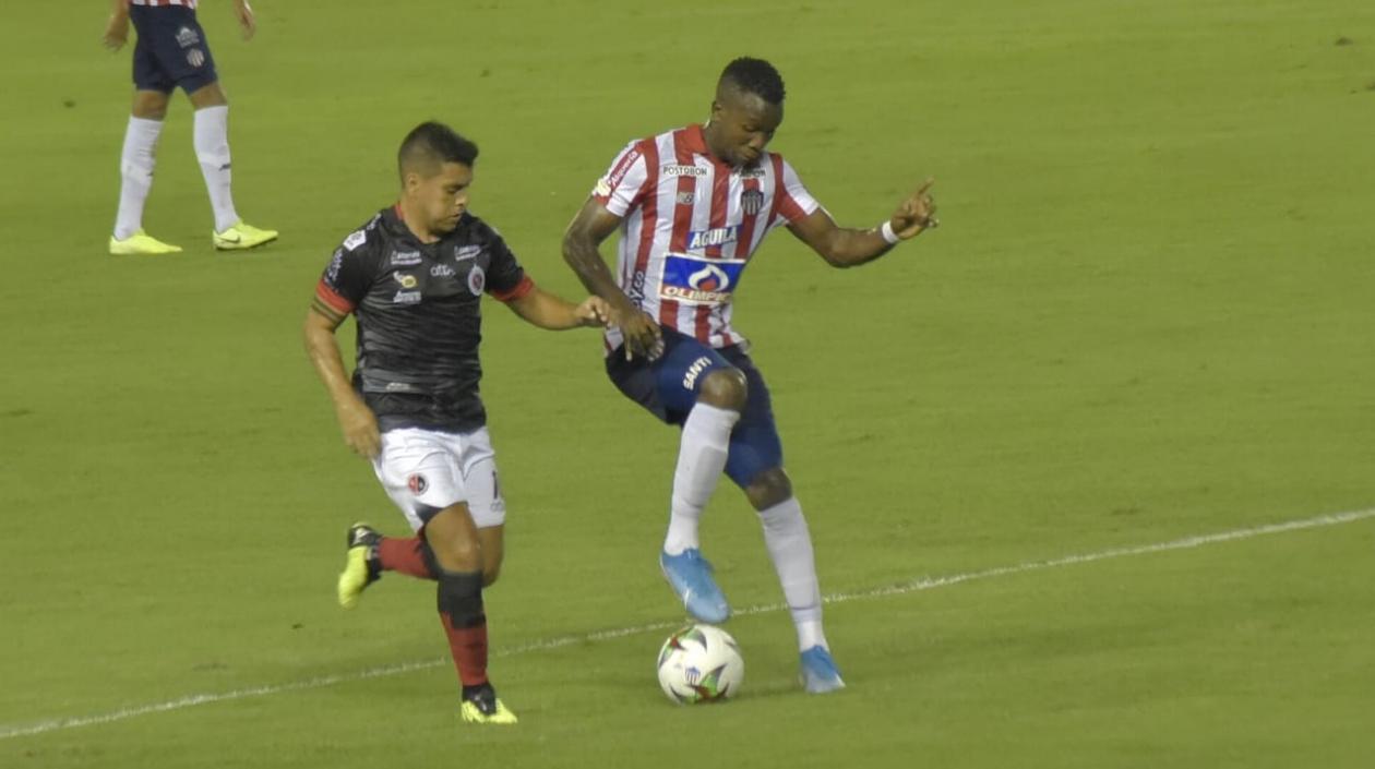 Daniel Moreno, delantero de Junior. 