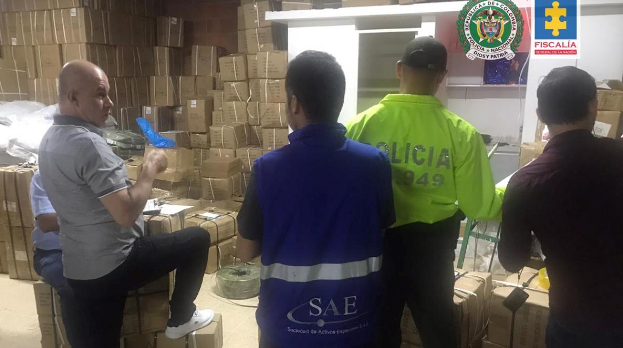 Algunos de los bienes incautados a La Terraza.