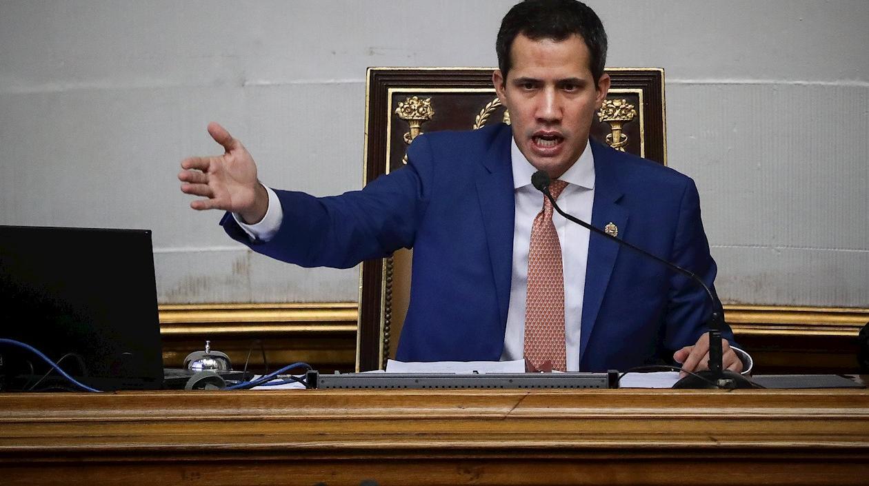 El jefe del Parlamento de Venezuela, Juan Guaidó.