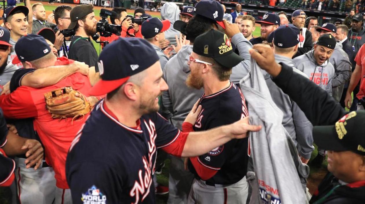 Celebración de los Nacionales.