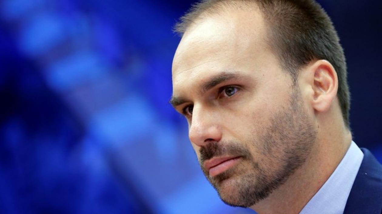 El diputado Eduardo Bolsonaro.