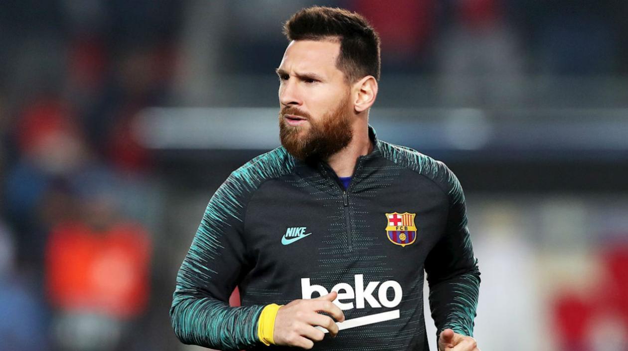 Lionel Messi, jugador argentino. 