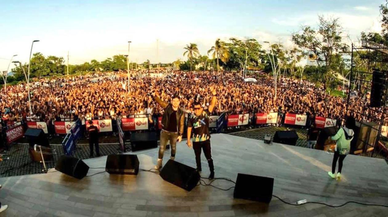 El público en pleno concierto.