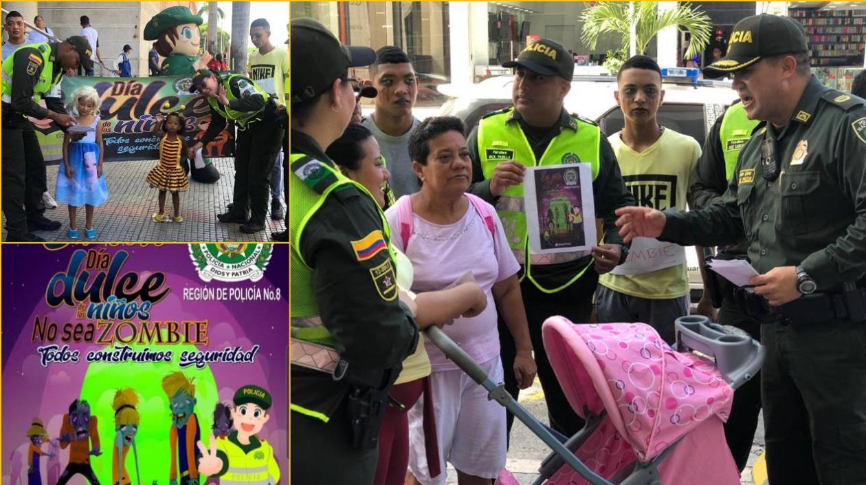 No sea Zombi, campaña de la Policía para Halloween.