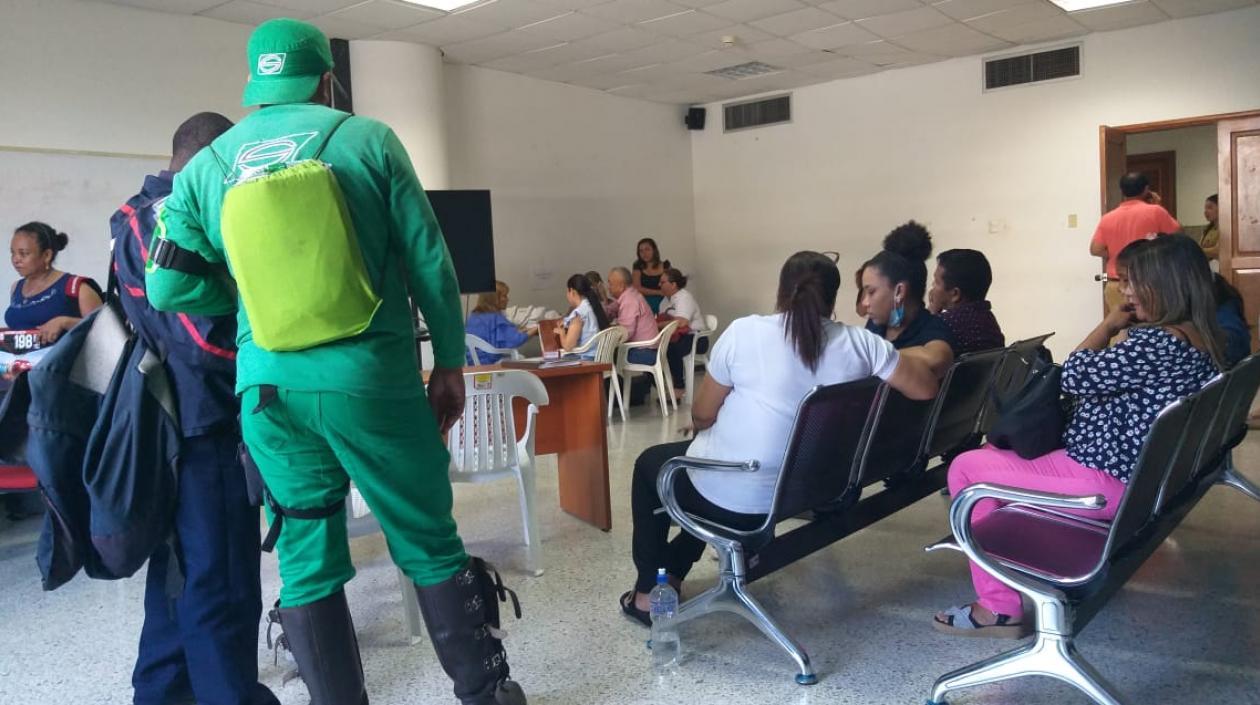 Salón de capacitación del Centro Cívico.
