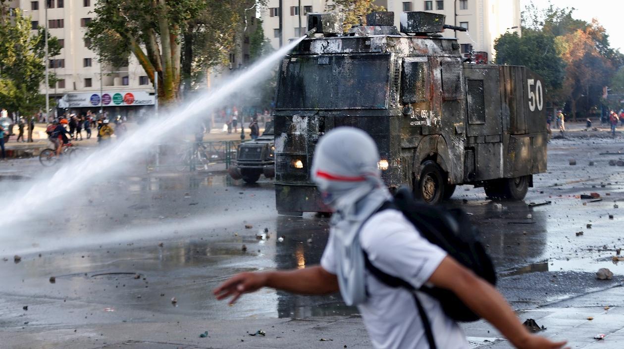 Imagen de las protestas.