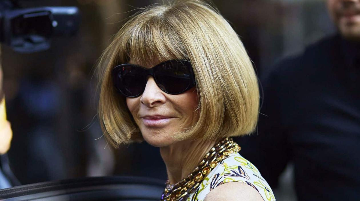 Anna Wintour, editora jefe de la revista Vogue USA.
