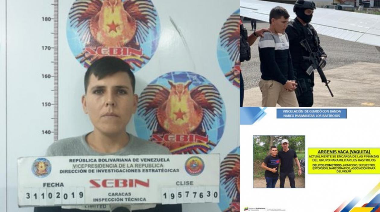 El paramilitar Argenis Vaca.