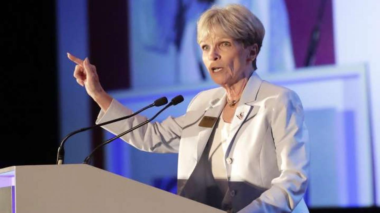 Terrie Rizzo, presidenta del Partido Demócrata de Florida (FDP).