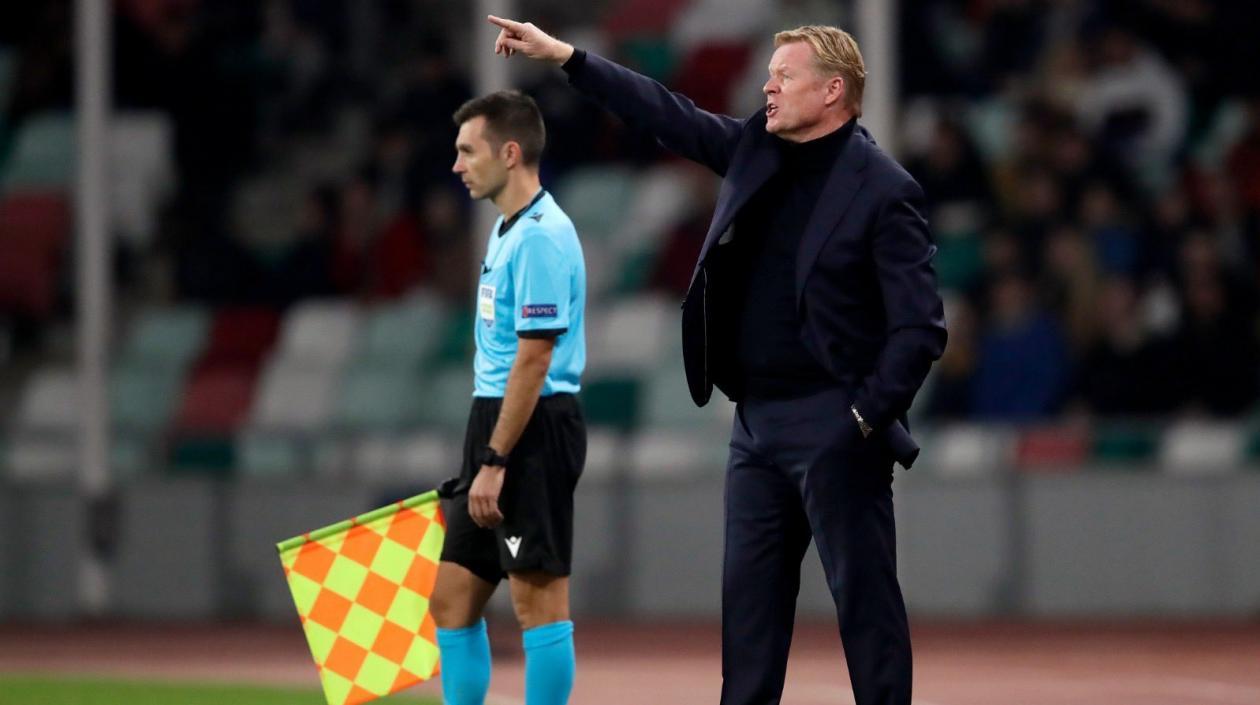 Ronald Koeman, técnico holandés. 