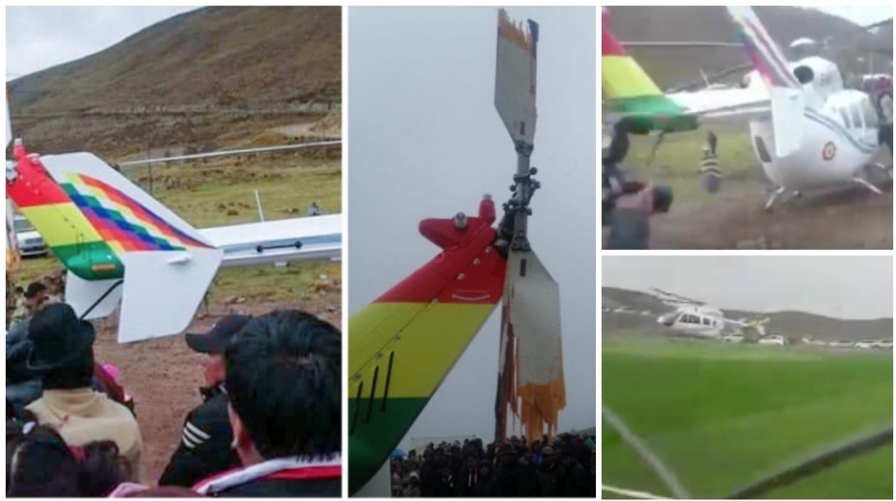 El helicóptero "presentó una falla mecánica del rotor de cola durante el despegue".